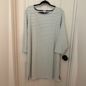 LAKE Breton Striped 3/4 Sleeve Dress